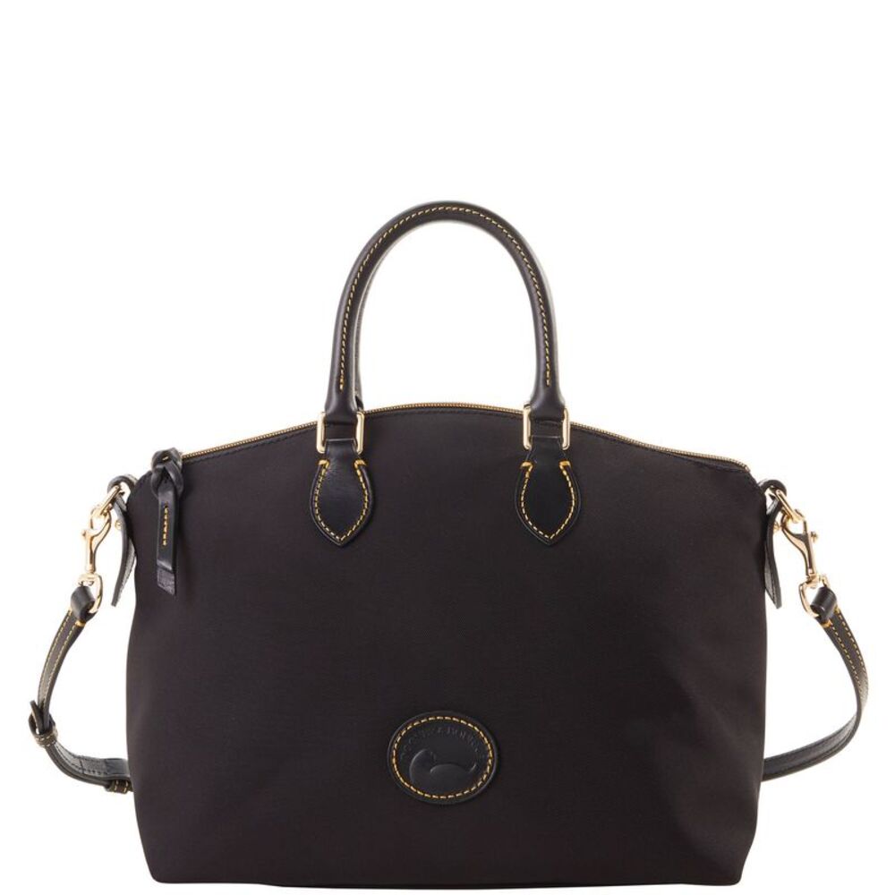 Dooney & Bourke Nylon Satchel - Black Black
